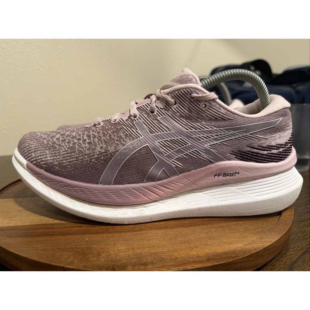 Asics Glideride 3 Rose Quartz Plum Pink FF Blast+ Running Shoes Women 9.5